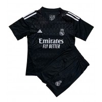 Koszulka piłkarska Real Madrid Bramkarska Strój Trzeci dla dzieci 2023-24 tanio Krótki Rękaw (+ Krótkie spodenki)